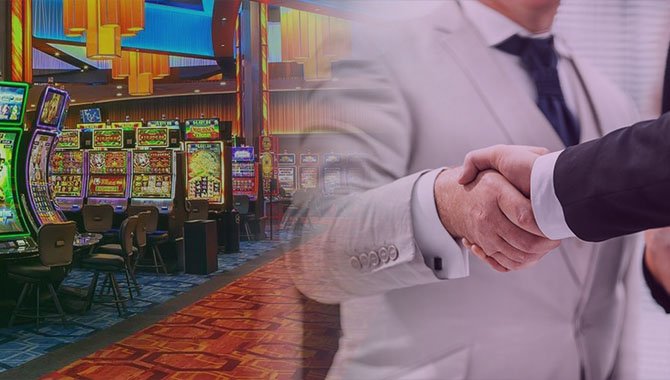 jugador y casino interactúan